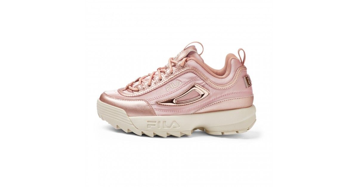 fila disruptor white sepia rose